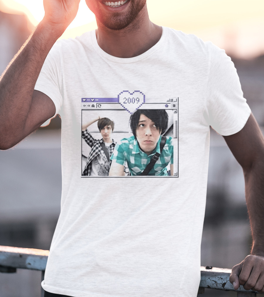 Cobra Starship 2009 Browser Window Pixel Heart Photo Frame T-Shirt