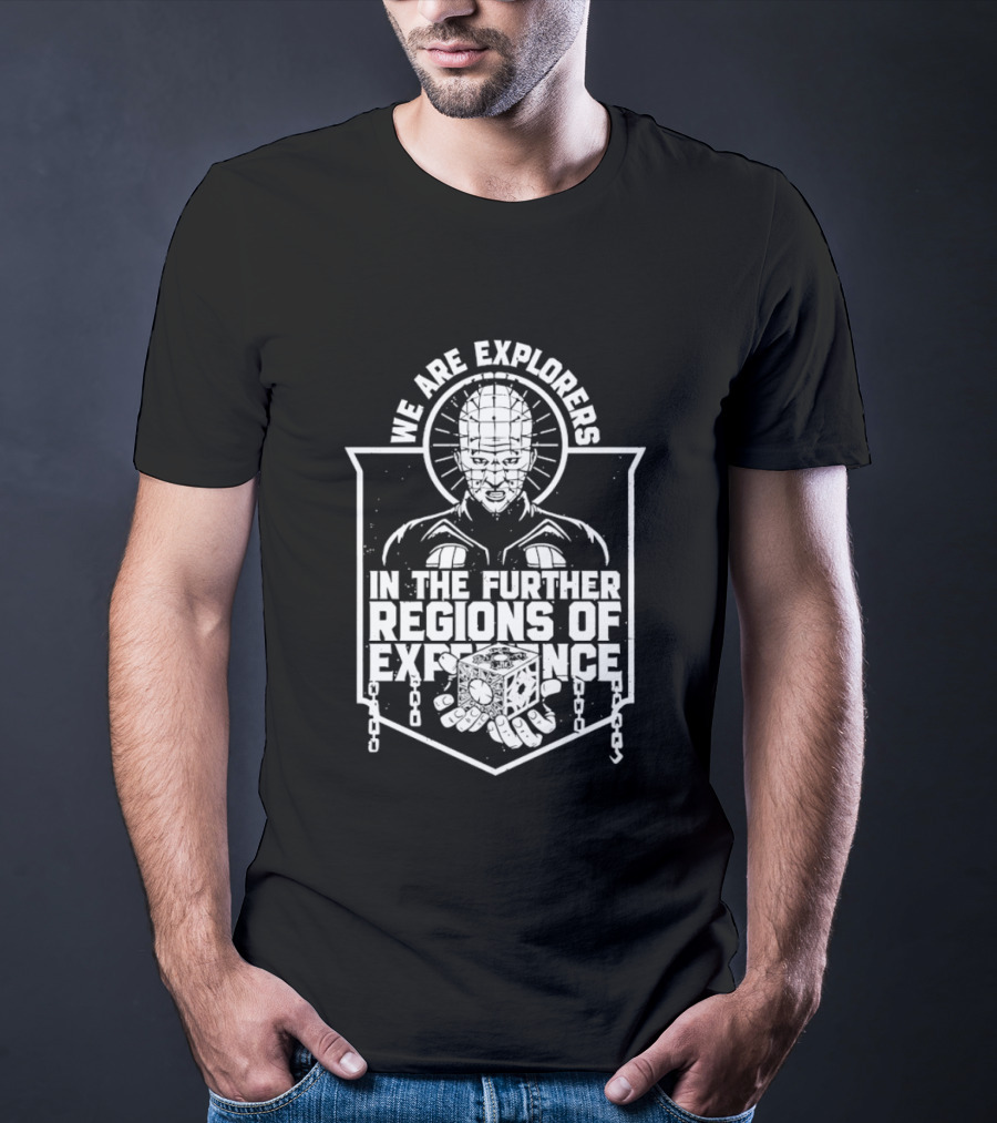We Are Explorers Pinhead Further Regions Of Experience Chains T-Shirt