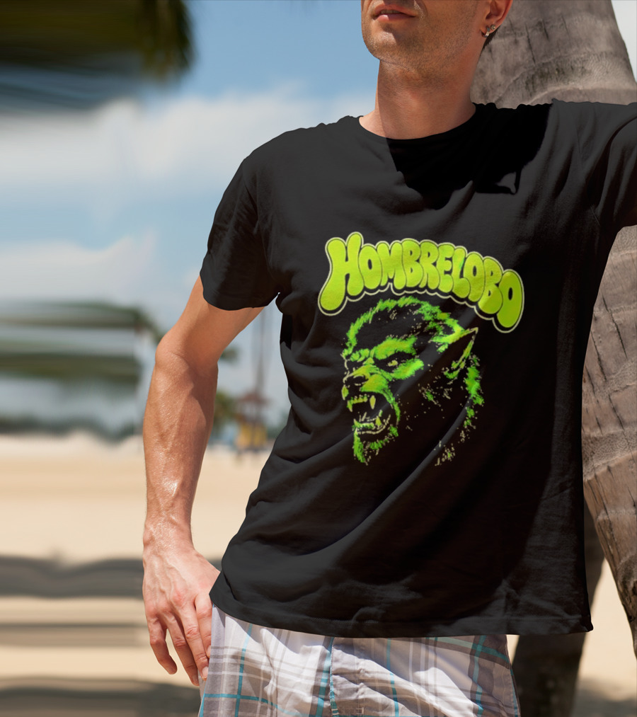 Hombrelobo Werewolf Neon Green Horror T-Shirt