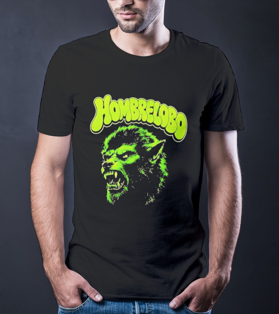 Hombrelobo Werewolf Neon Green Horror T-Shirt