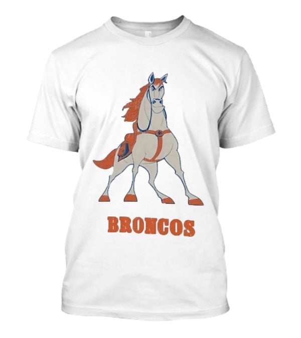 Maximus Broncos Football Horse Denver Broncos T-Shirt