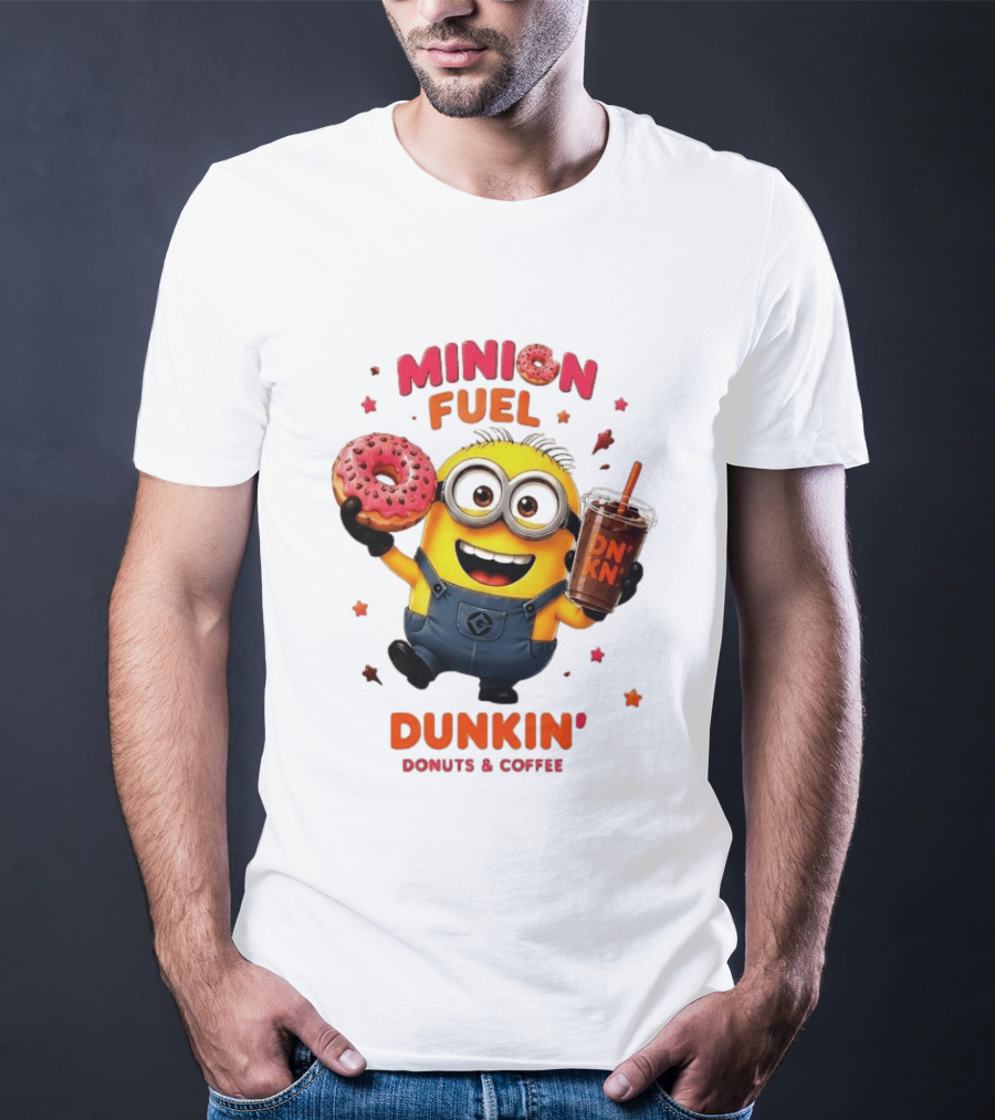 Minion Fuel Dunkin' Donuts Coffee Minions Donut Drink T-Shirt