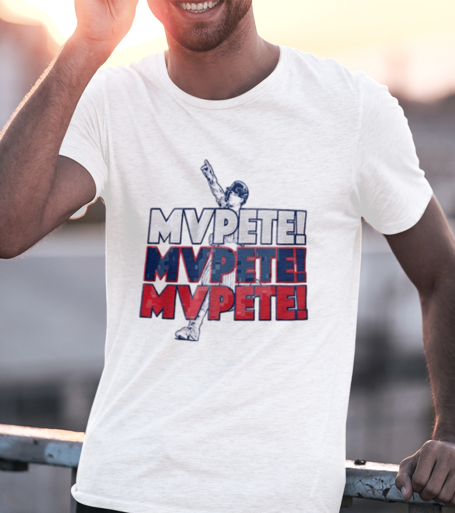 Pete Alonso New York Mets MLB Mvpete The Players Baseball T-Shirt