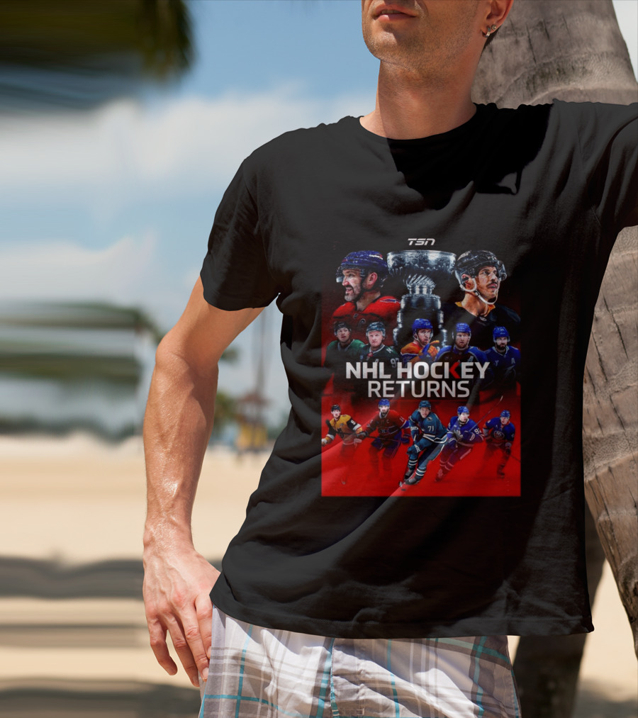 TSN NHL Hockey Returns 2026 2027 Featuring Star Players And Stanley Cup T-Shirt