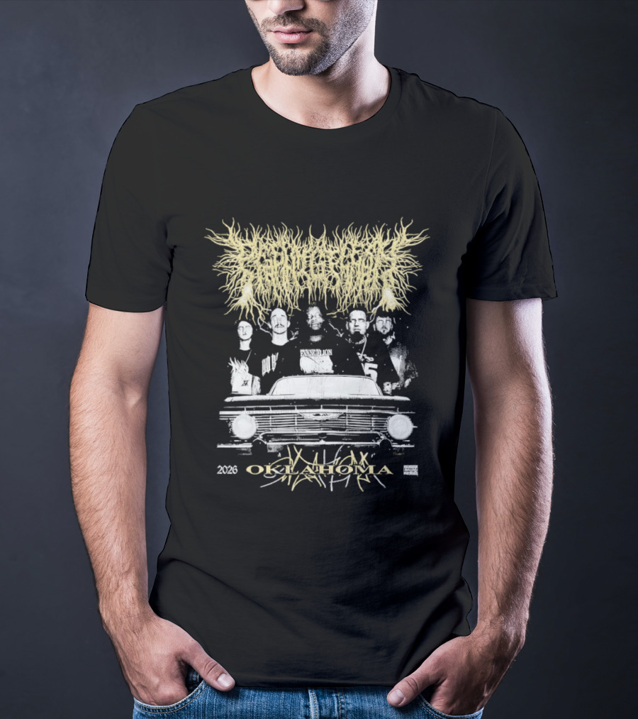 Oklahoma 2026 Evangelion Streetwear Car And Characters T-Shirt