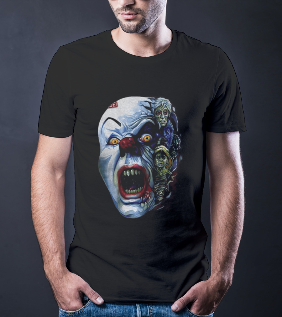 Pennywise The Dancing Clown Stephen King's IT Horror Nightmare Faces T-Shirt