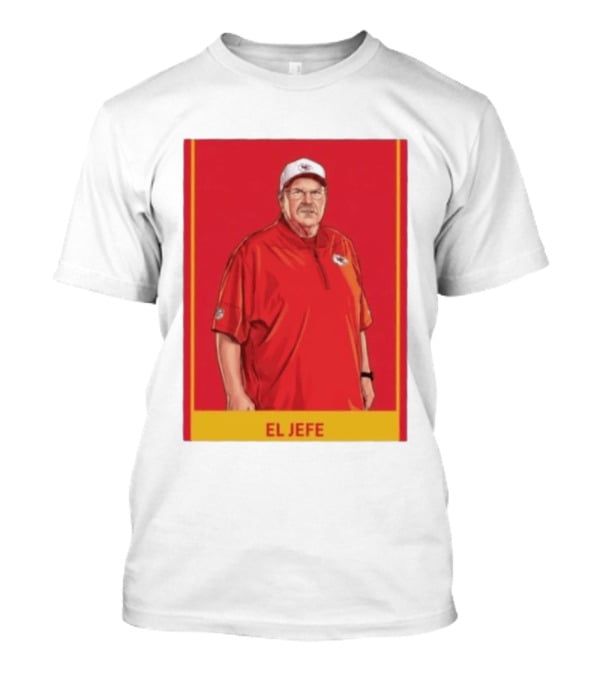 Andy Reid El Jefe Kansas City Chiefs Coach Red Chiefs T-Shirt