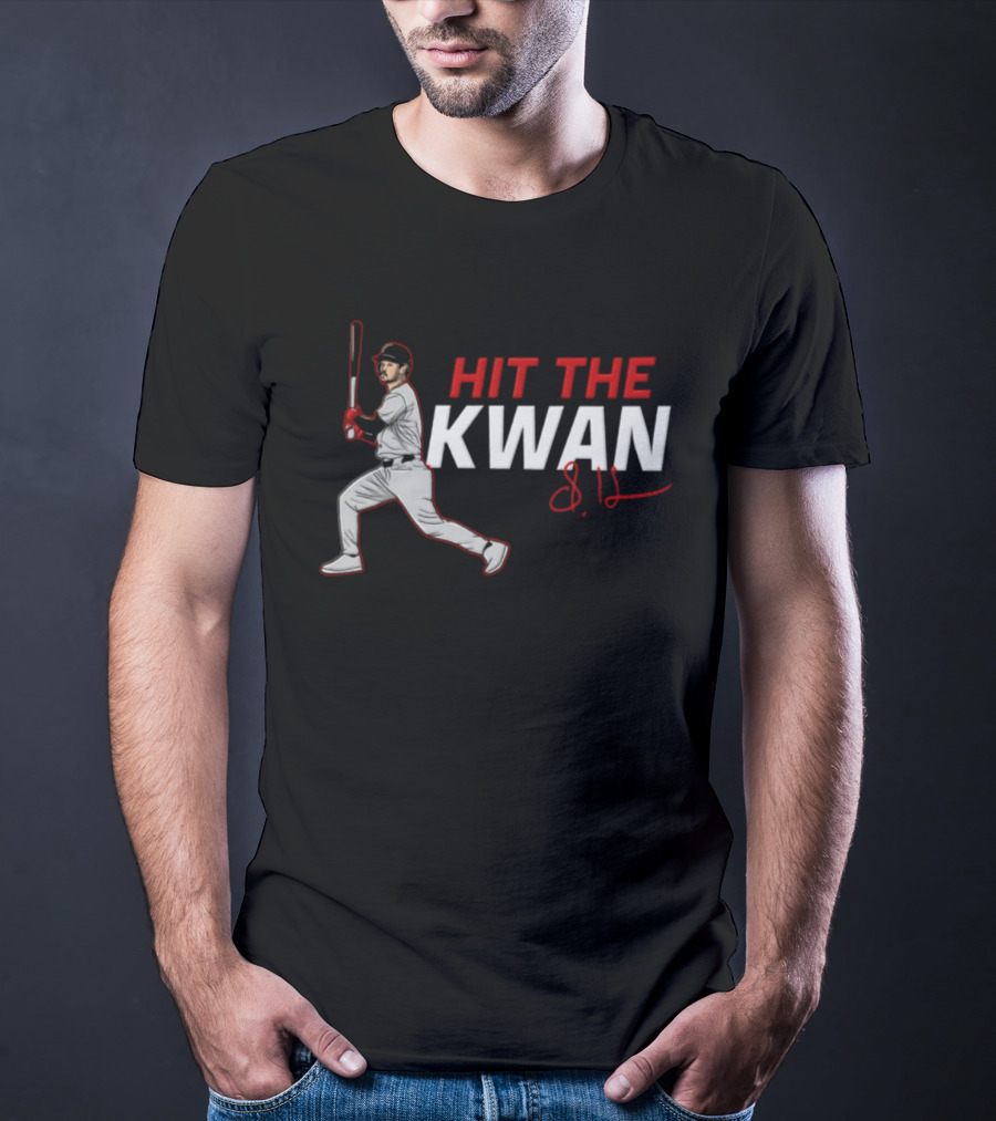 Cleveland Guardians MLB Steven Kwan Hit The Kwan Baseball 8.12 T-Shirt