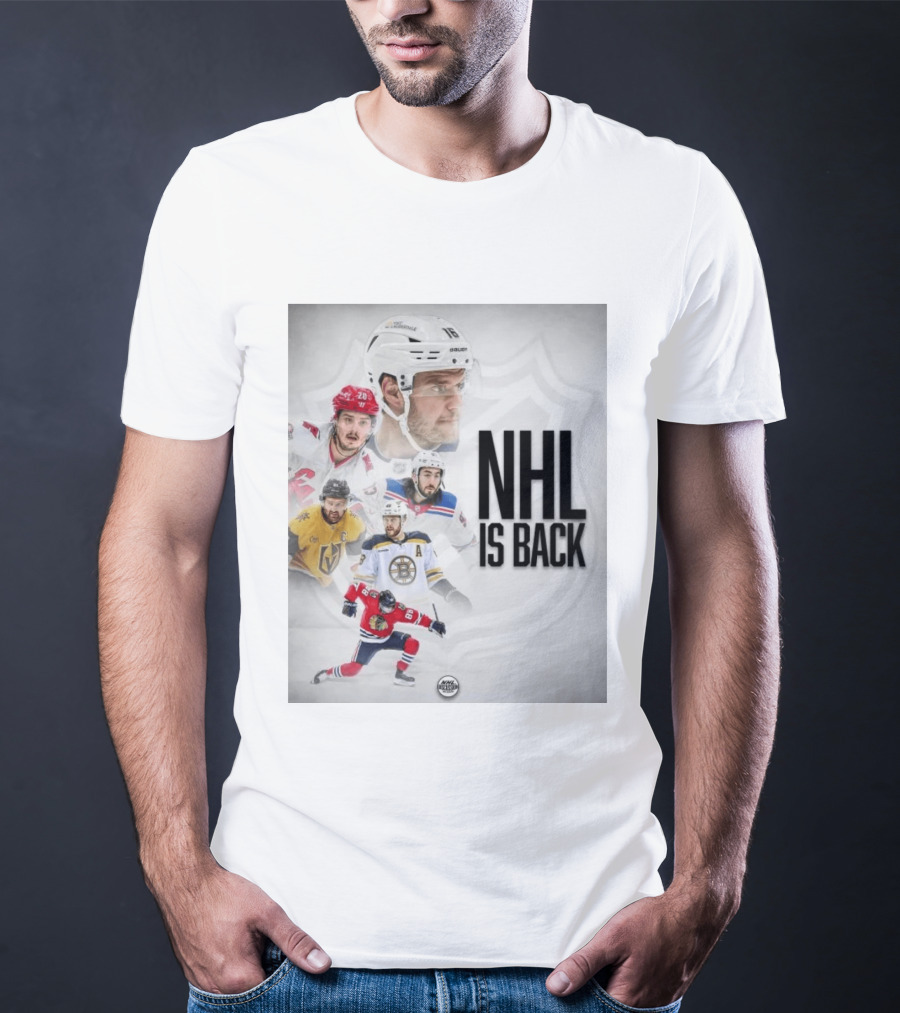 NHL 2026 2027 Is Back Featuring Iconic Players And Teams Like Boston Vegas Florida Carolina T-Shirt
