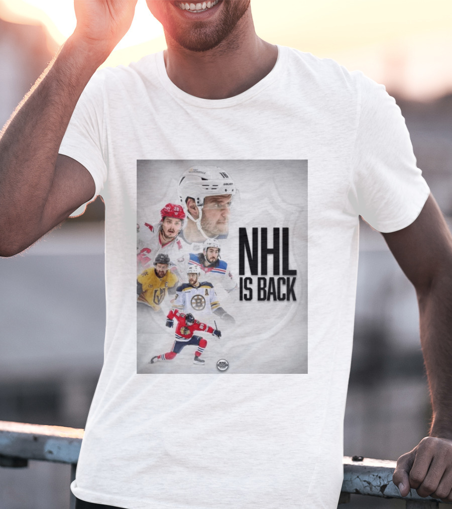 NHL 2026 2027 Is Back Featuring Iconic Players And Teams Like Boston Vegas Florida Carolina T-Shirt
