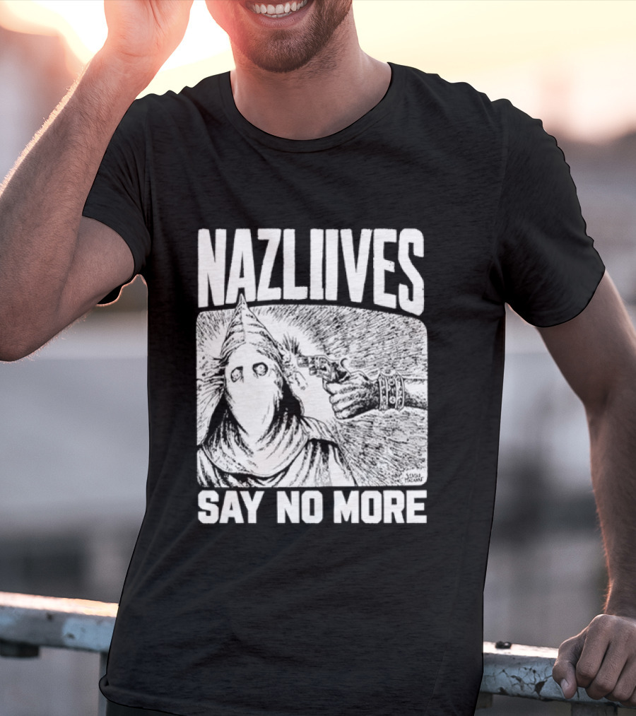 Nazliives Say No More Mysterious Eyeless Figure T-Shirt