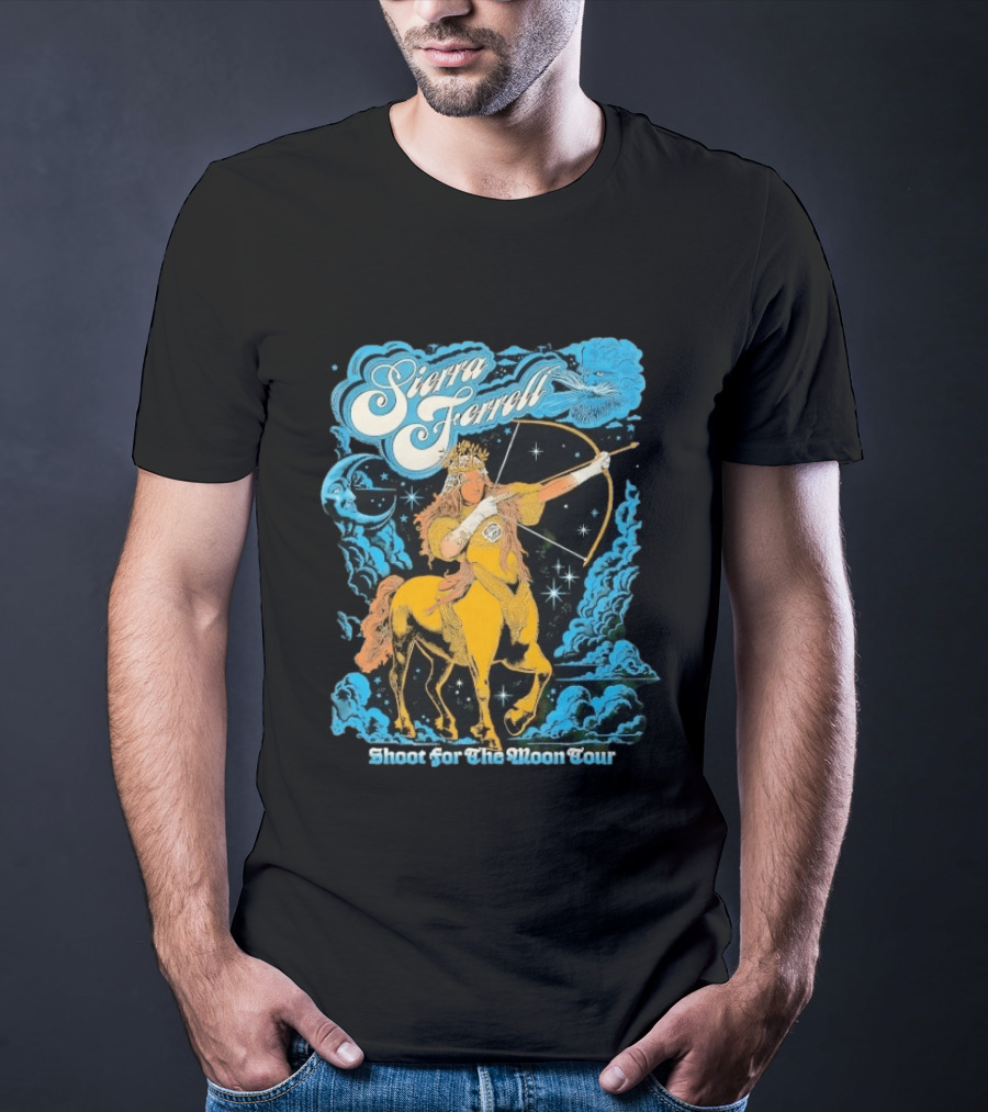 Sierra Ferrell Shoot For The Moon Tour Centaur Archer Cosmic T-Shirt