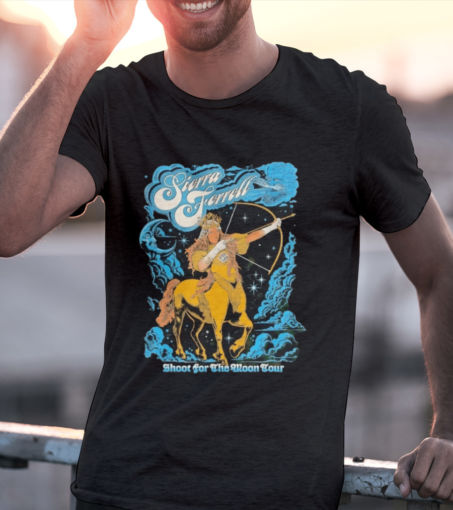 Sierra Ferrell Shoot For The Moon Tour Centaur Archer Cosmic T-Shirt