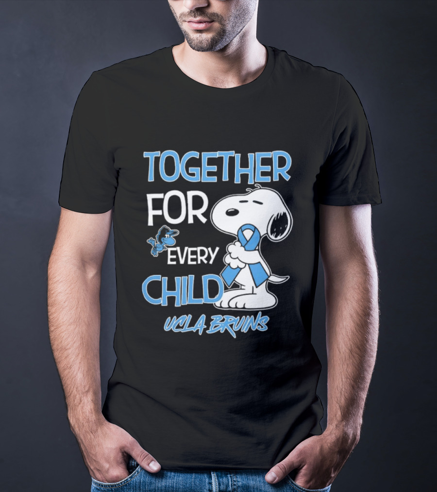 TOGETHER FOR EVERY CHILD Snoopy UCLA Bruins T-Shirt