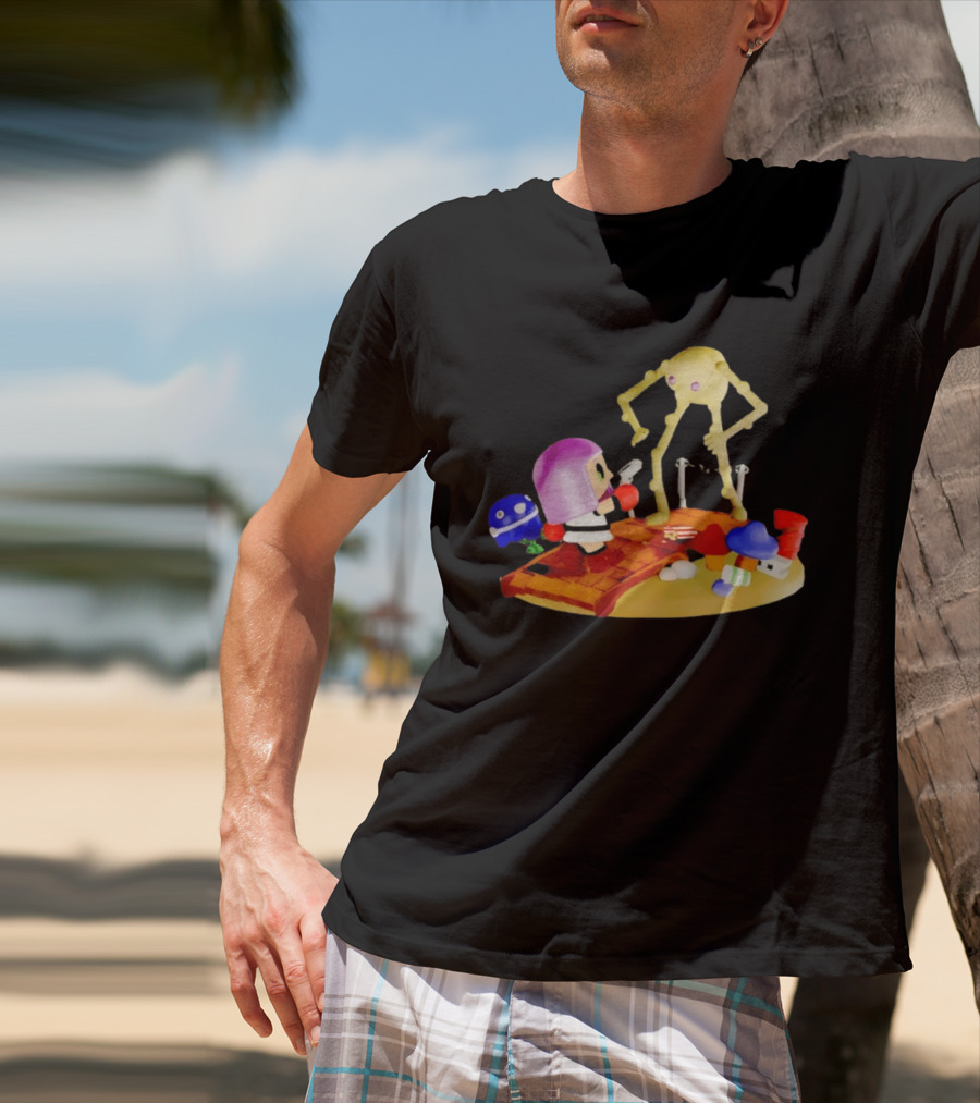 Little Mac Vs Yellow Devil Punch Out Nostalgic Battle Scene T-Shirt