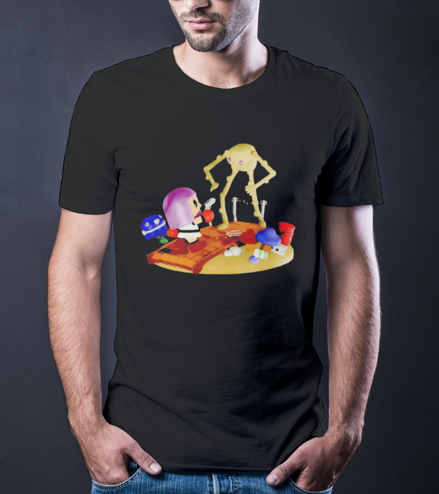 Little Mac Vs Yellow Devil Punch Out Nostalgic Battle Scene T-Shirt