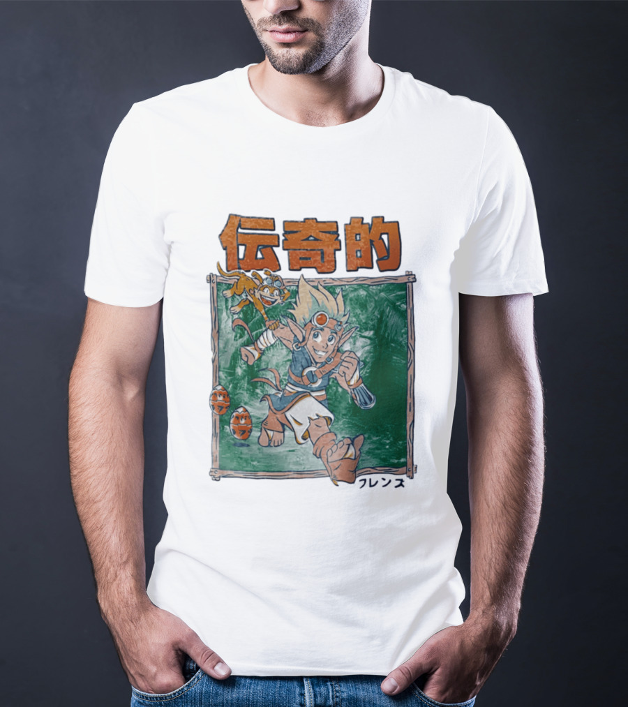 Legendary Adventure Jak And Daxter Jungle Run Orange Eggs T-Shirt