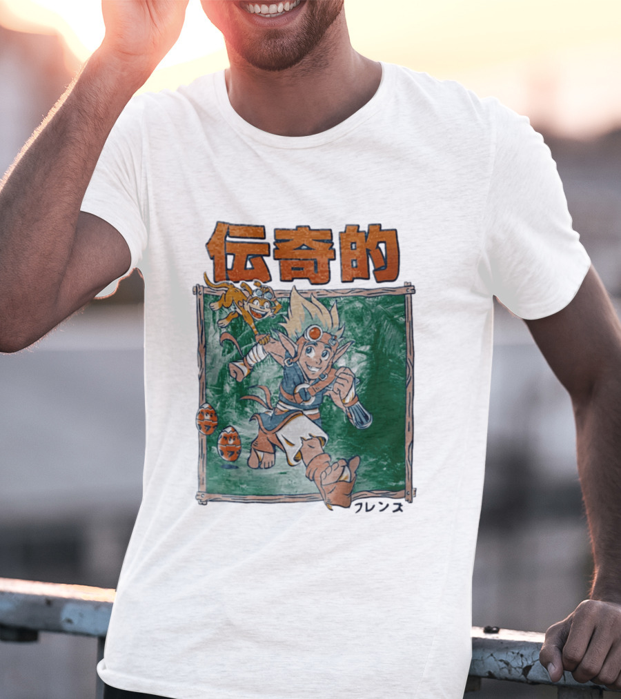 Legendary Adventure Jak And Daxter Jungle Run Orange Eggs T-Shirt