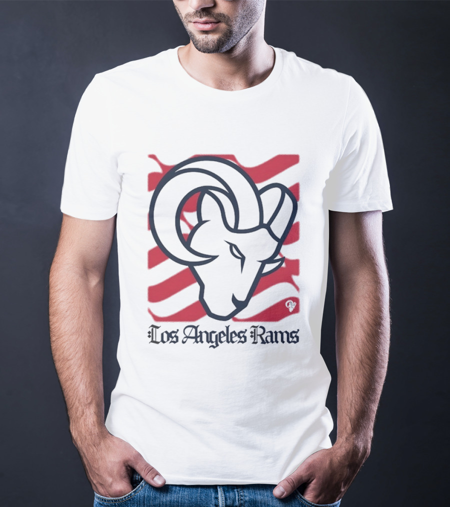 Los Angeles Rams Iconic Football Ram Head T-Shirt