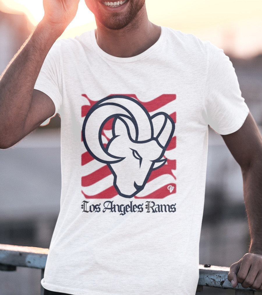 Los Angeles Rams Iconic Football Ram Head T-Shirt