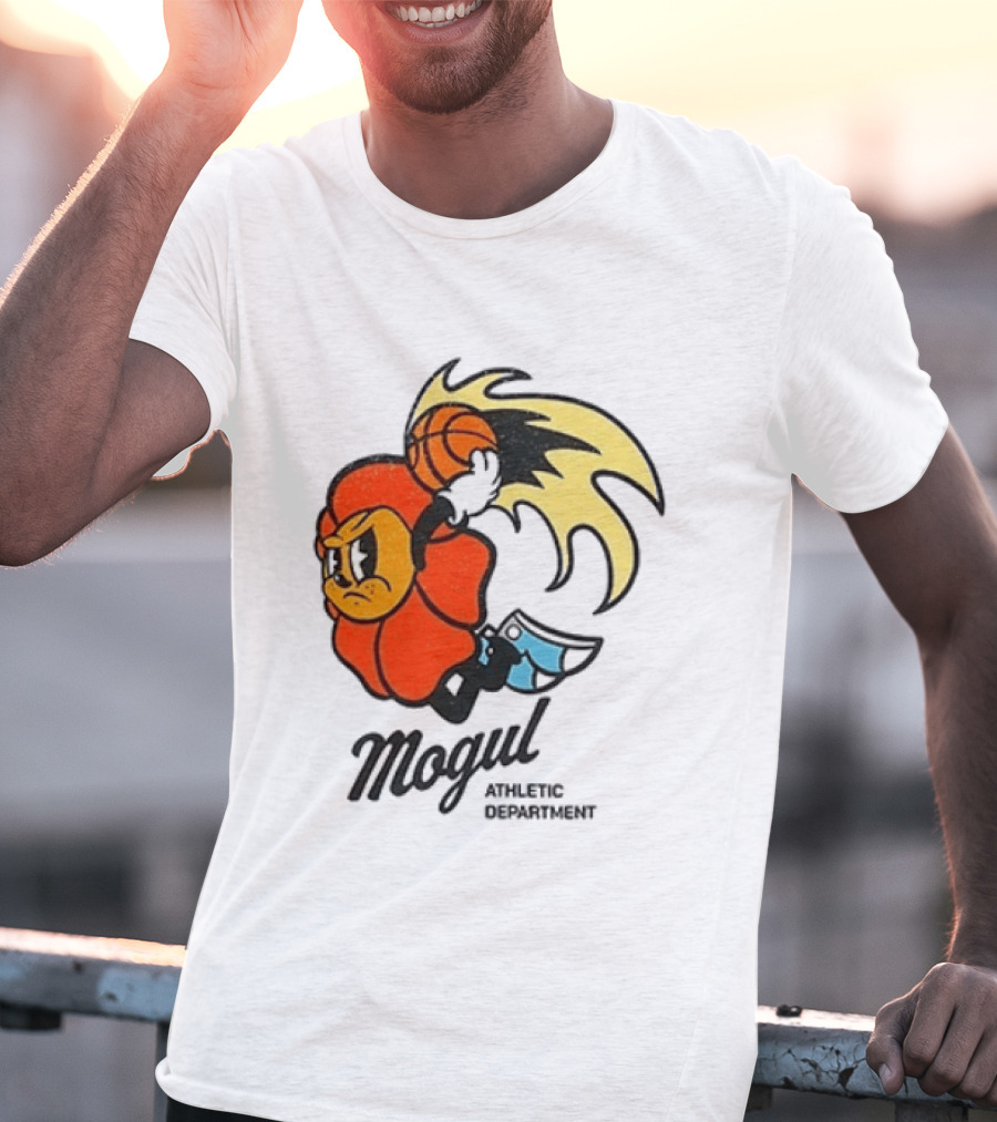 Mogul Athletic Department Dunking Character Basketball T-Shirt