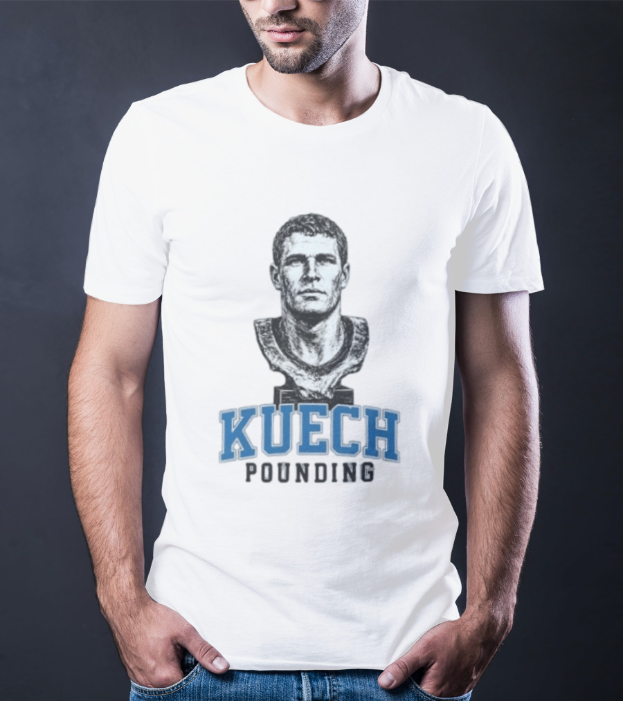 Carolina Panthers Kuech Pounding Hall Of Famer T-Shirt