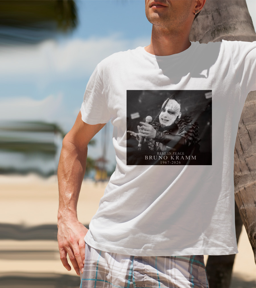 Rest In Peace Bruno Kramm 1967 2026 Musician Tribute Memorial T-Shirt