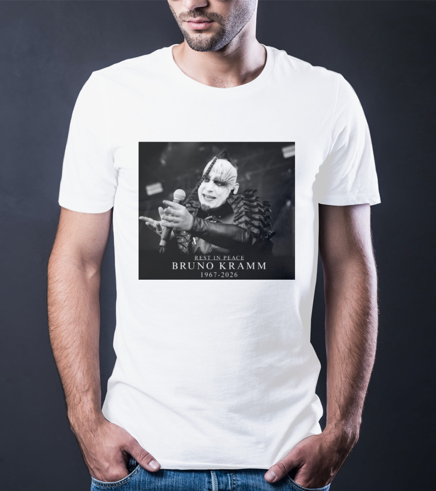 Rest In Peace Bruno Kramm 1967 2026 Musician Tribute Memorial T-Shirt