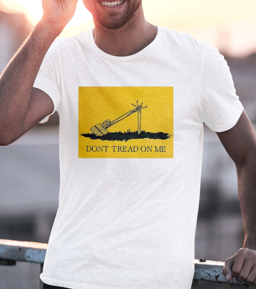 Destroyed Flock Camera Don't Tread On Me T-Shirt