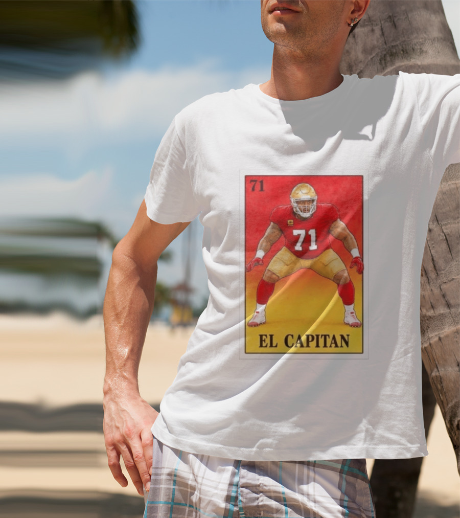 San Francisco 49ers 71 El Capitan Loteria Card NFL Football T-Shirt