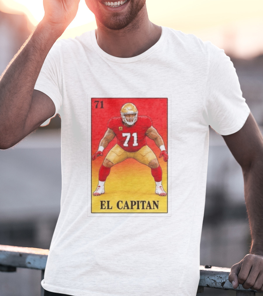 San Francisco 49ers 71 El Capitan Loteria Card NFL Football T-Shirt