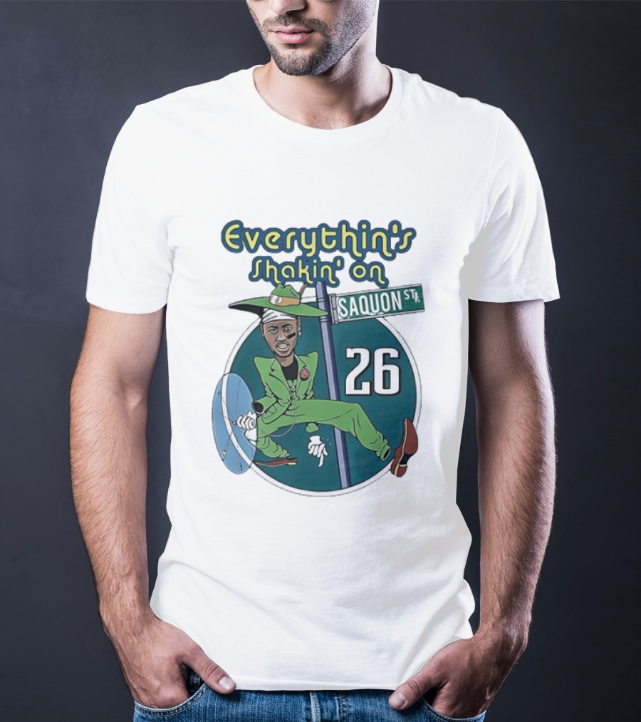 Saquon Barkley Everythin's Shakin' On Saquon St 26 T-Shirt