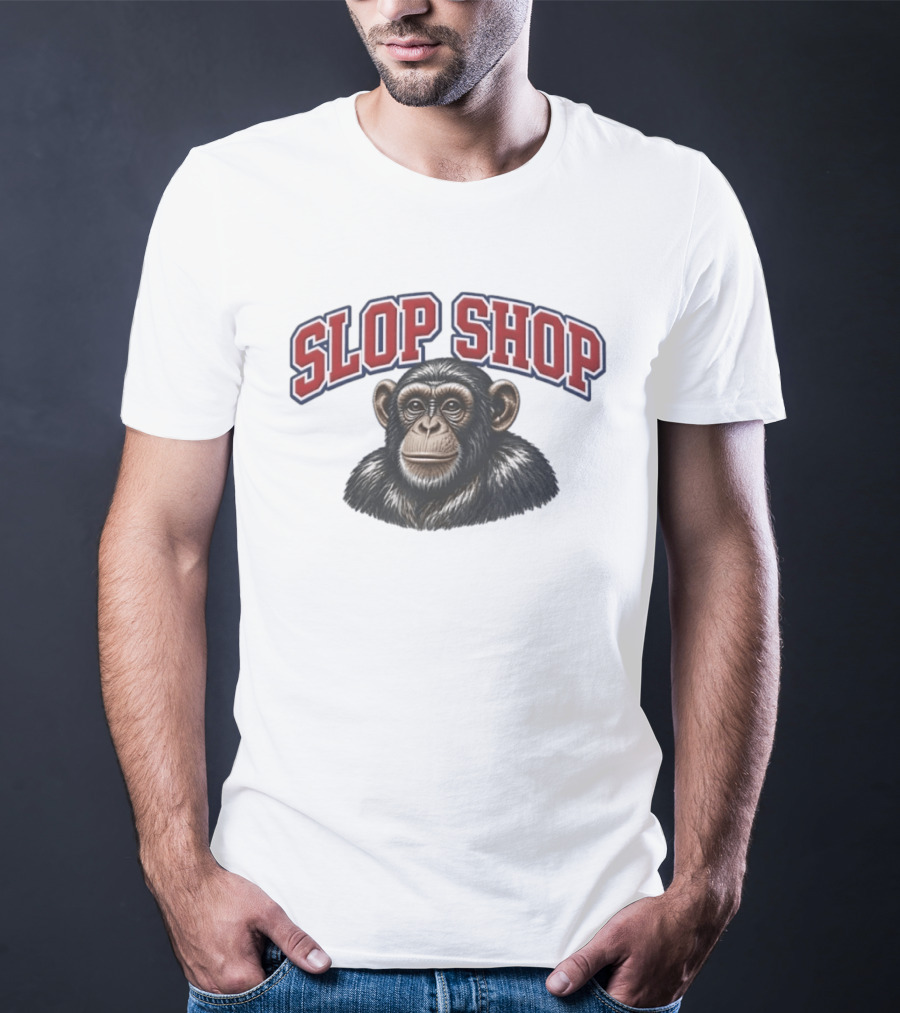 SLOP SHOP Chimpanzee Primate Monkey Animal T-Shirt
