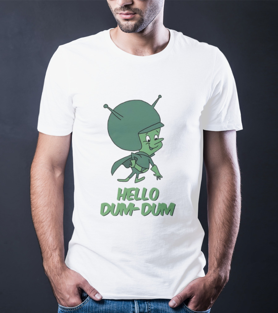 The Great Gazoo Hello Dum Dum Catchphrase The Flintstones Alien T-Shirt
