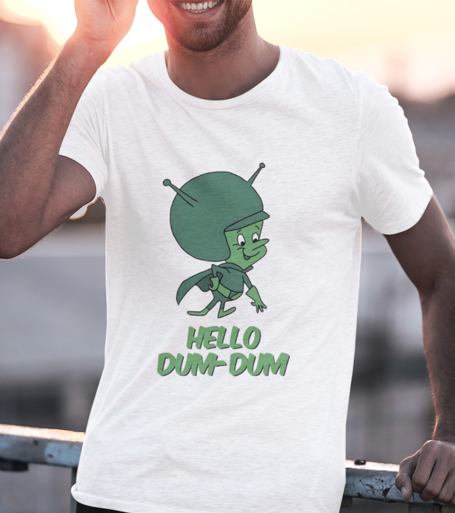 The Great Gazoo Hello Dum Dum Catchphrase The Flintstones Alien T-Shirt