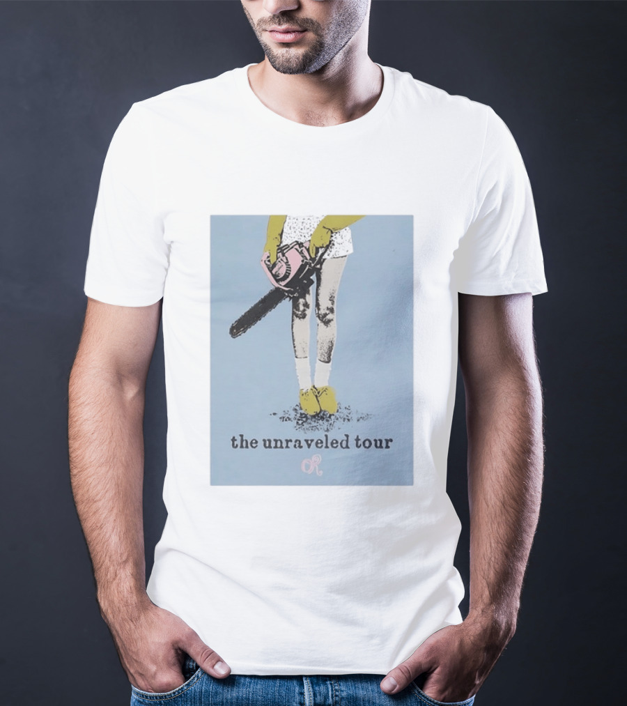 The Unraveled Tour Chainsaw Illustration OR OR Concert Music T-Shirt