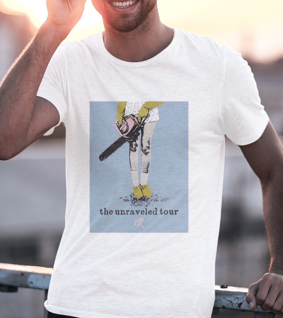 The Unraveled Tour Chainsaw Illustration OR OR Concert Music T-Shirt
