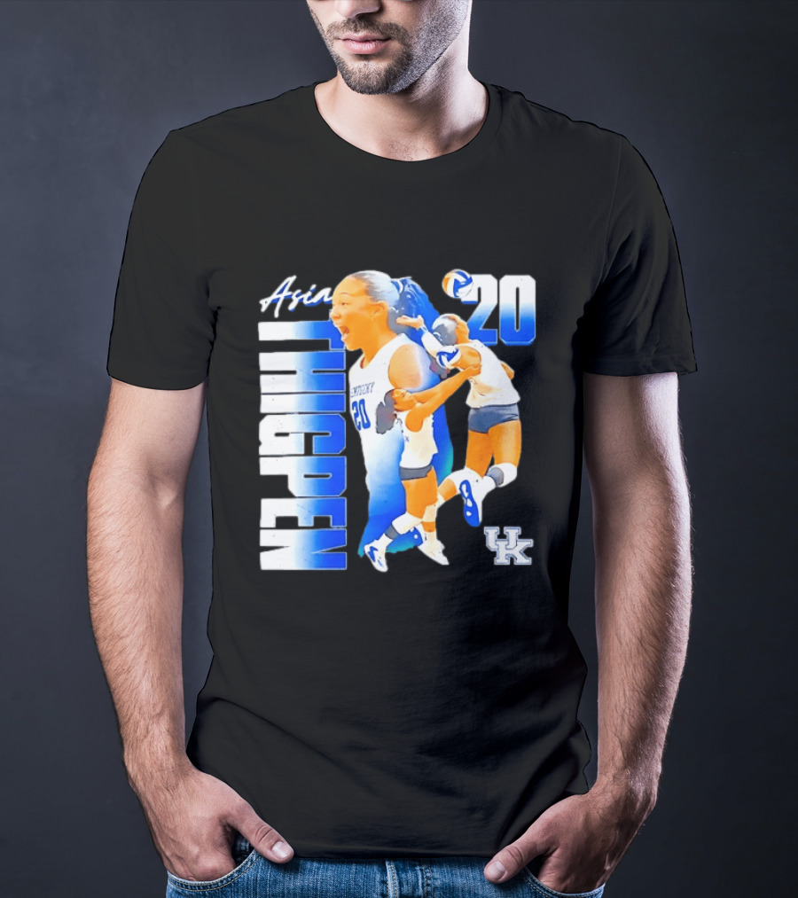 Asia Thigpen Kentucky Volleyball 20 UK Wildcats T-Shirt