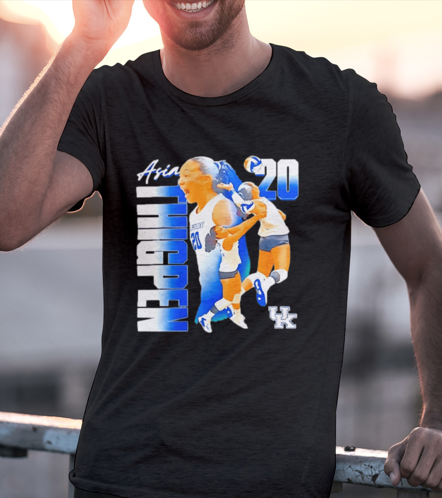 Asia Thigpen Kentucky Volleyball 20 UK Wildcats T-Shirt