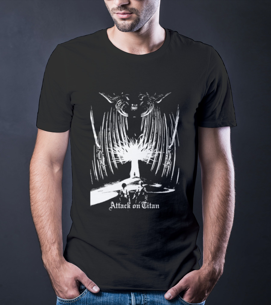 Attack On Titan Paths And Founding Titan Eren Jaeger Yggdrasil Tree T-Shirt