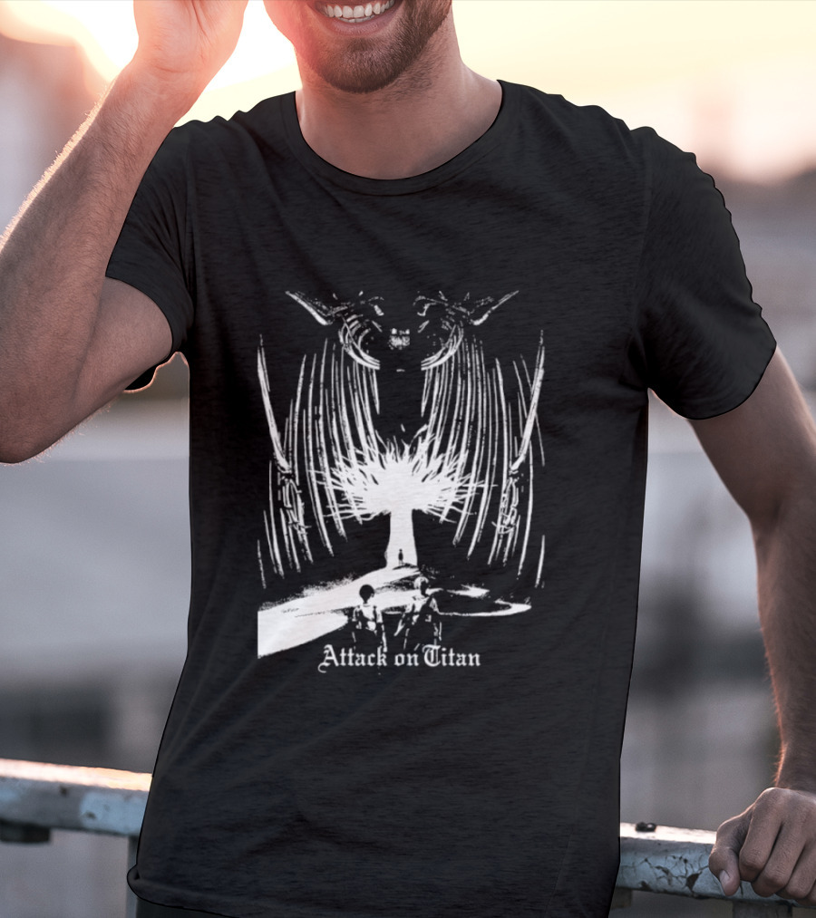 Attack On Titan Paths And Founding Titan Eren Jaeger Yggdrasil Tree T-Shirt