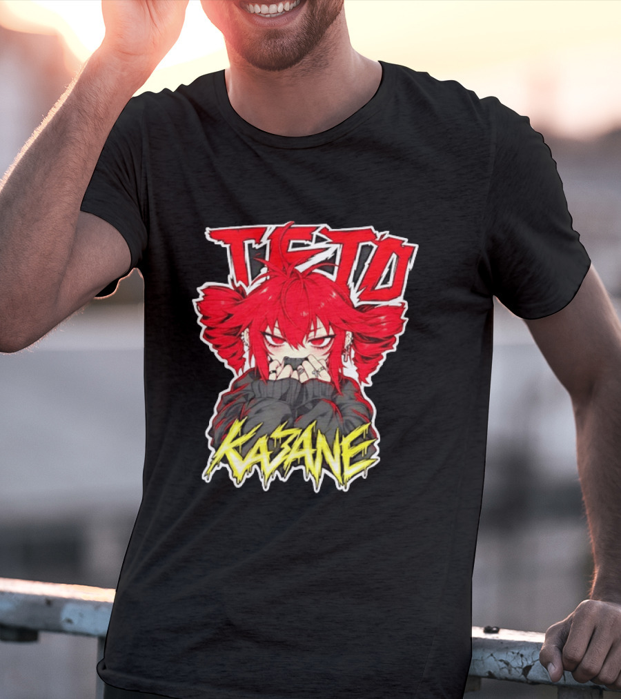 Teto Kasane Vocaloid Anime Manga Character Fan T-Shirt