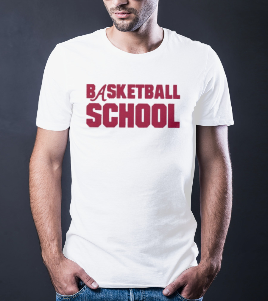 Alabama Crimson Tide Basketball School Basketball School T-Shirt