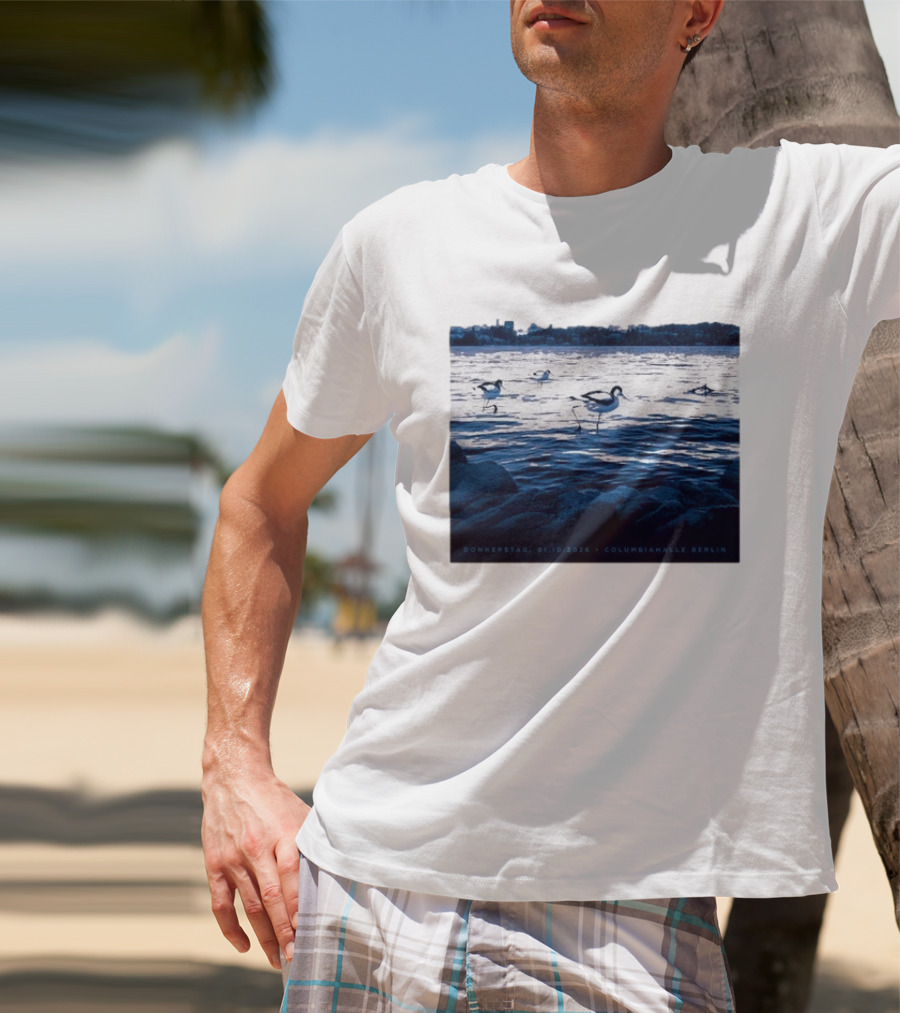 Donnerstag 01.10.2026 Columbiahhalle Berlin Death Cab For Cutie Birds By Water T-Shirt