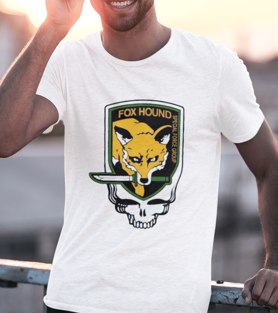Fox Hound Special Force Group Grateful Dead Steal Your Face Patch T-Shirt
