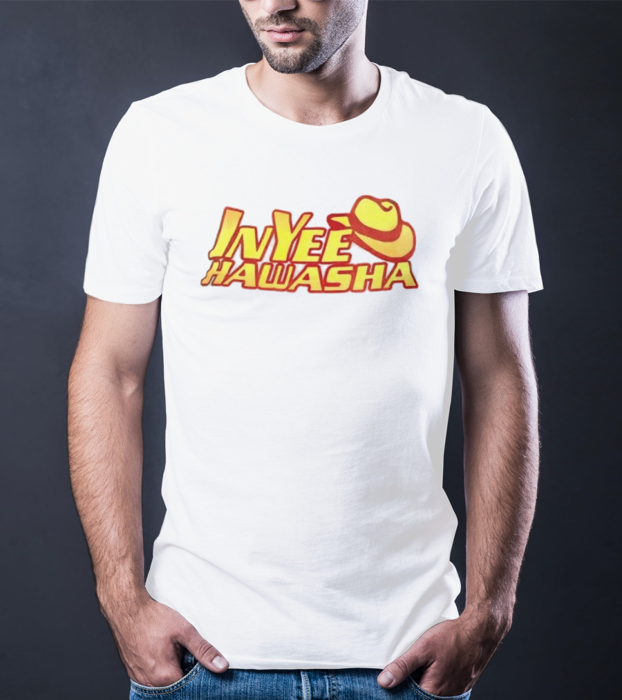Inyee Hawasha Yellow Red Cowboy Hat T-Shirt