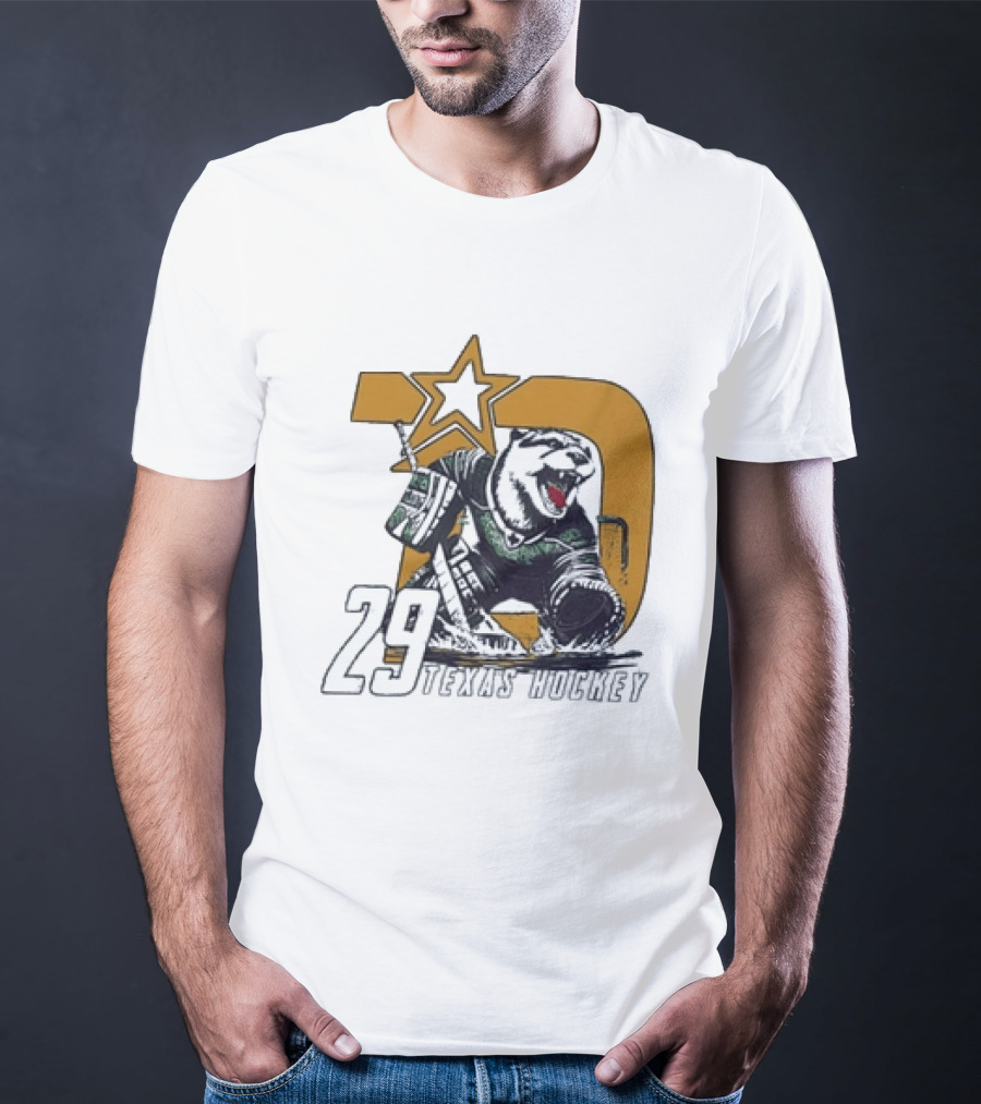 Texas Hockey Otter 29 Dallas Stars T-Shirt