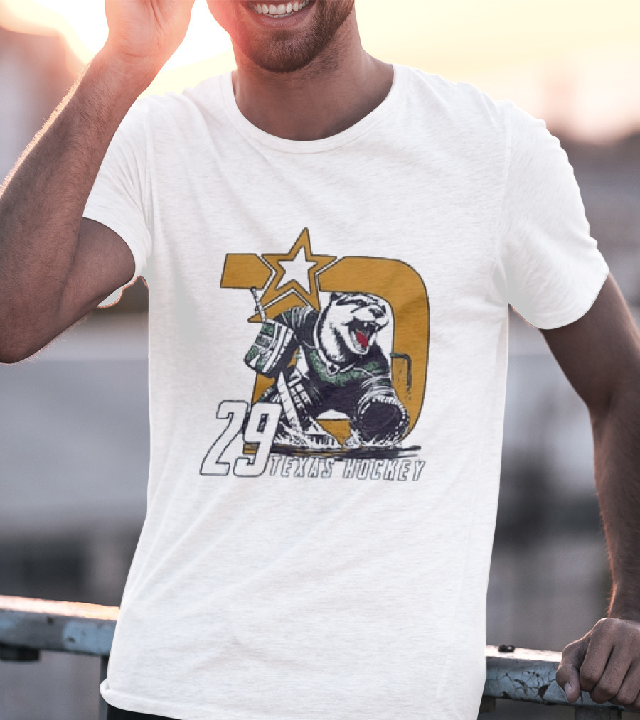 Texas Hockey Otter 29 Dallas Stars T-Shirt