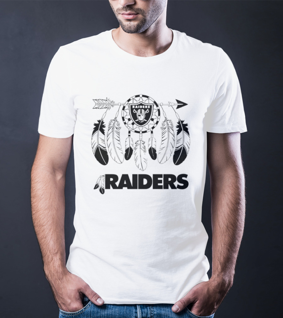 Las Vegas Raiders Dreamcatcher Feather NFL Fan Merchandise T-Shirt