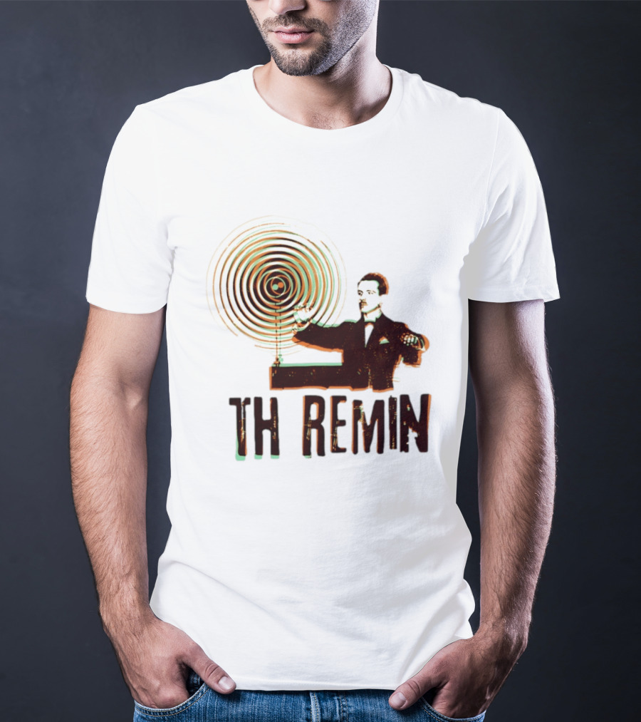 Theremin Electronic Music Leon Theremin Playing Instrument T-Shirt